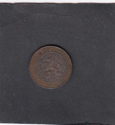 Beschrijving: 2 1/2 Cent WILHELMINA